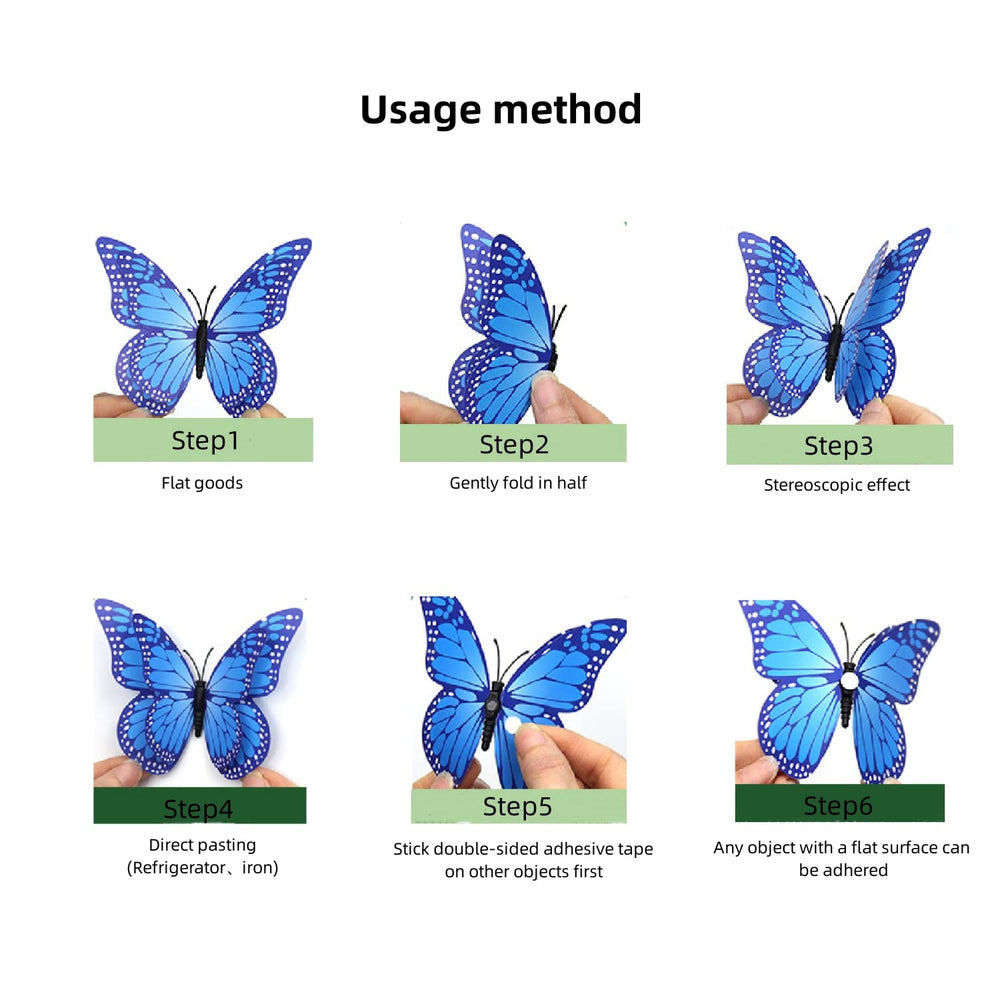 RENUIS butterfly wall decal packaged set showcases removable art