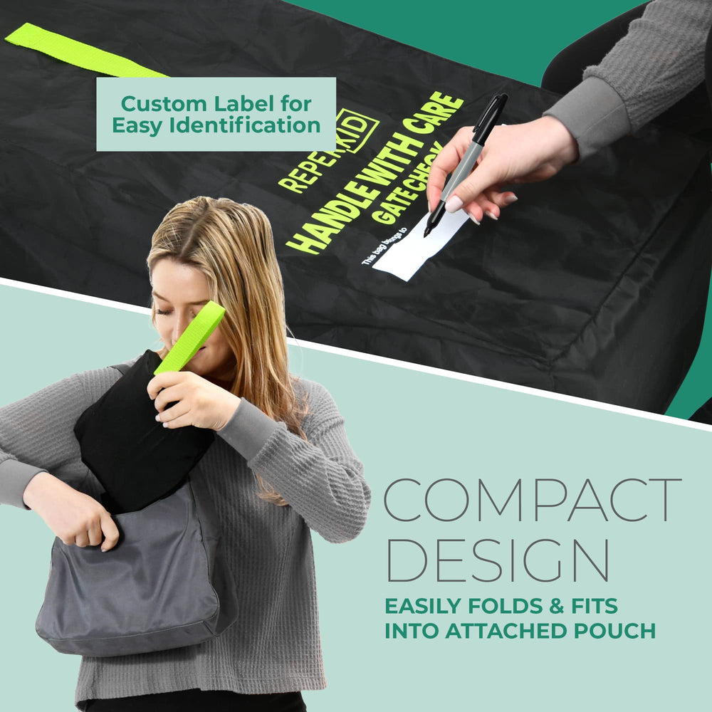reperkid umbrella stroller bag 47x15x12 size fits most strollers.