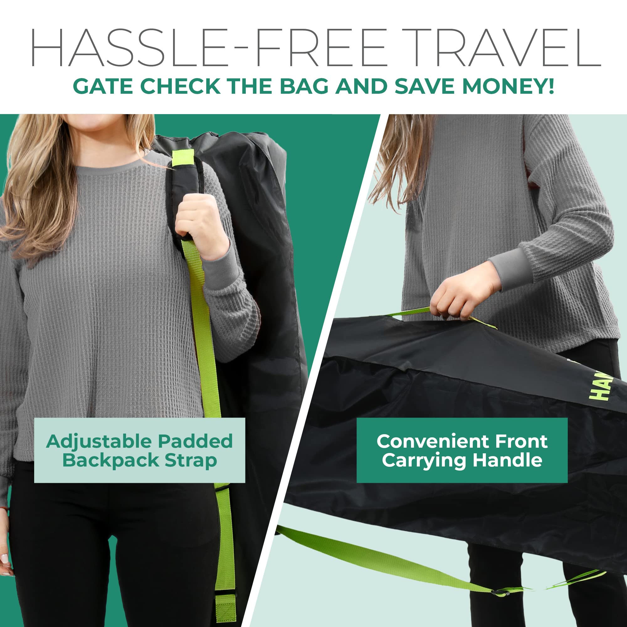 reperkid umbrella stroller bag adjustable shoulder strap for comfortable carrying.