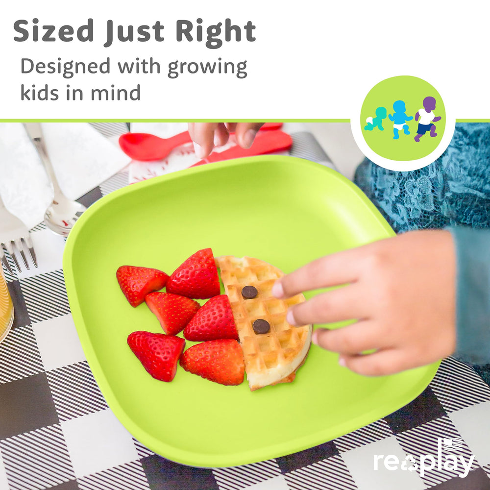 re-play portion-control oriented kids meal plate use case