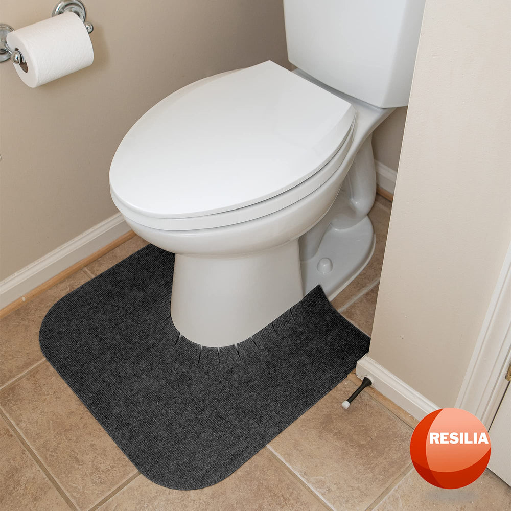 RESILIA universal rounded potty mat front view showing contoured design.