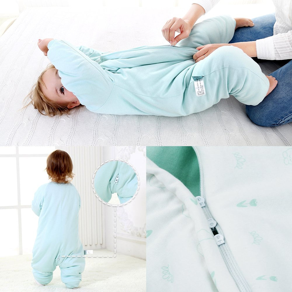 RESTCLOUD Sleep Bag blue size 70 fits 18-27 pounds.