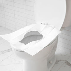 Restogoods flushable seat covers offer convenient disposal with waste.