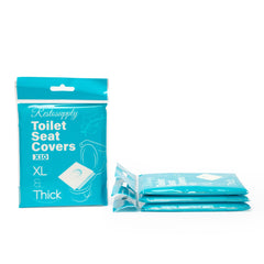 Restogoods-xl-toilet-seat-covers-packaging demonstrates bulk travel supply for hygienic outings.