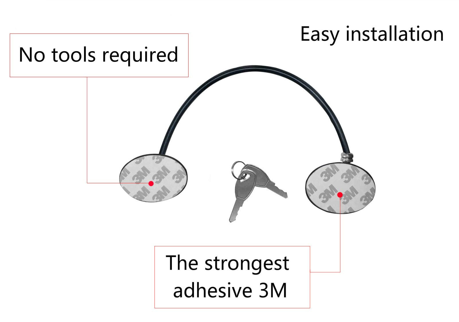 REZIPO cabinet lock installation demonstrates tool-free, no-drill setup.