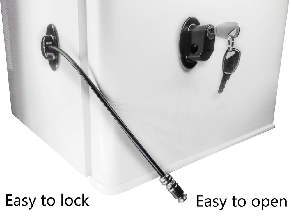 REZIPO cabinet lock compact design for safe storage in tight spaces