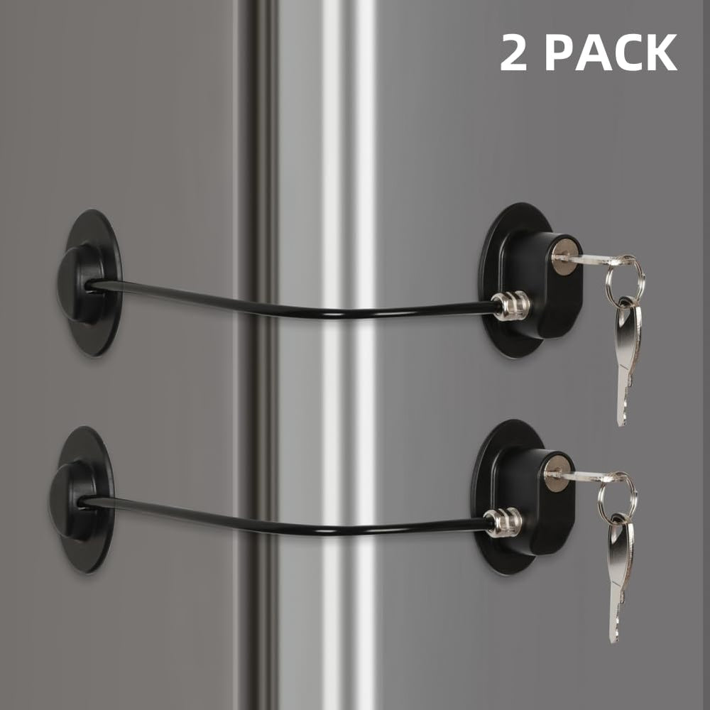 REZIPO compact-design lock blends with appliances without bulk.