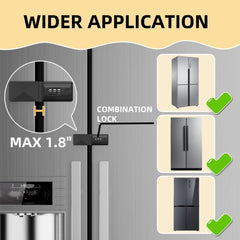REZIPO fridge lock adhesive tape ensures long-lasting hold