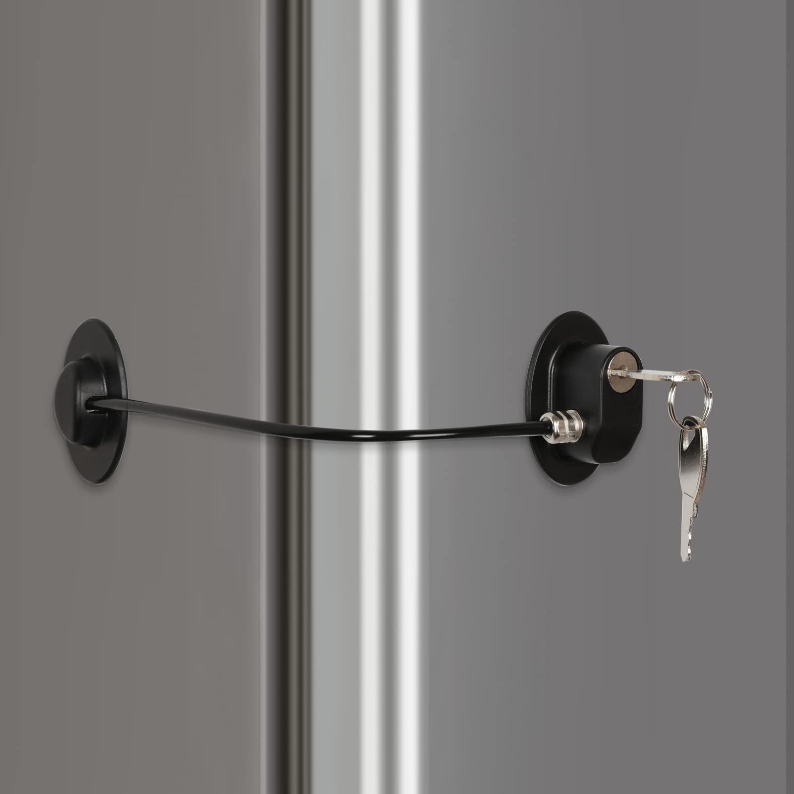 REZIPO refrigerator door lock with two keys for secure access and safety