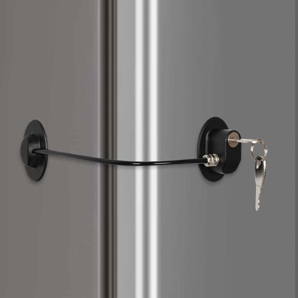 REZIPO refrigerator door lock with two keys for secure access and safety