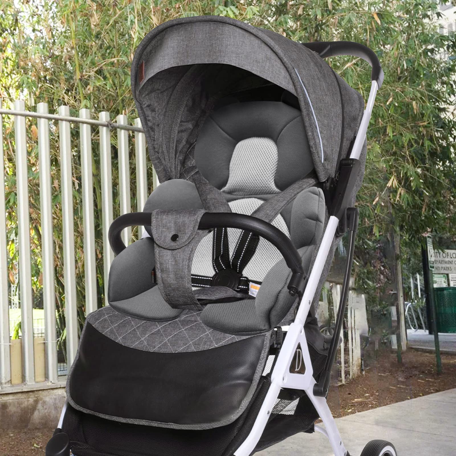 Rezlli newborn cushion detachable headrest offers wider compatibility with various seats.