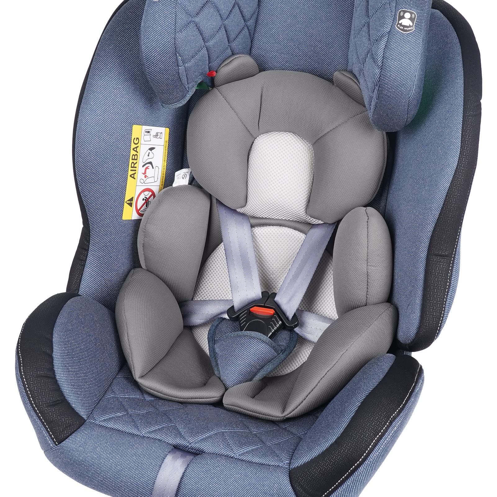 Rezlli newborn cushion height-adjustment supports growth and secure fit.