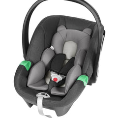 Rezlli newborn cushion universal adaptation fits strollers, swings, and high chairs.