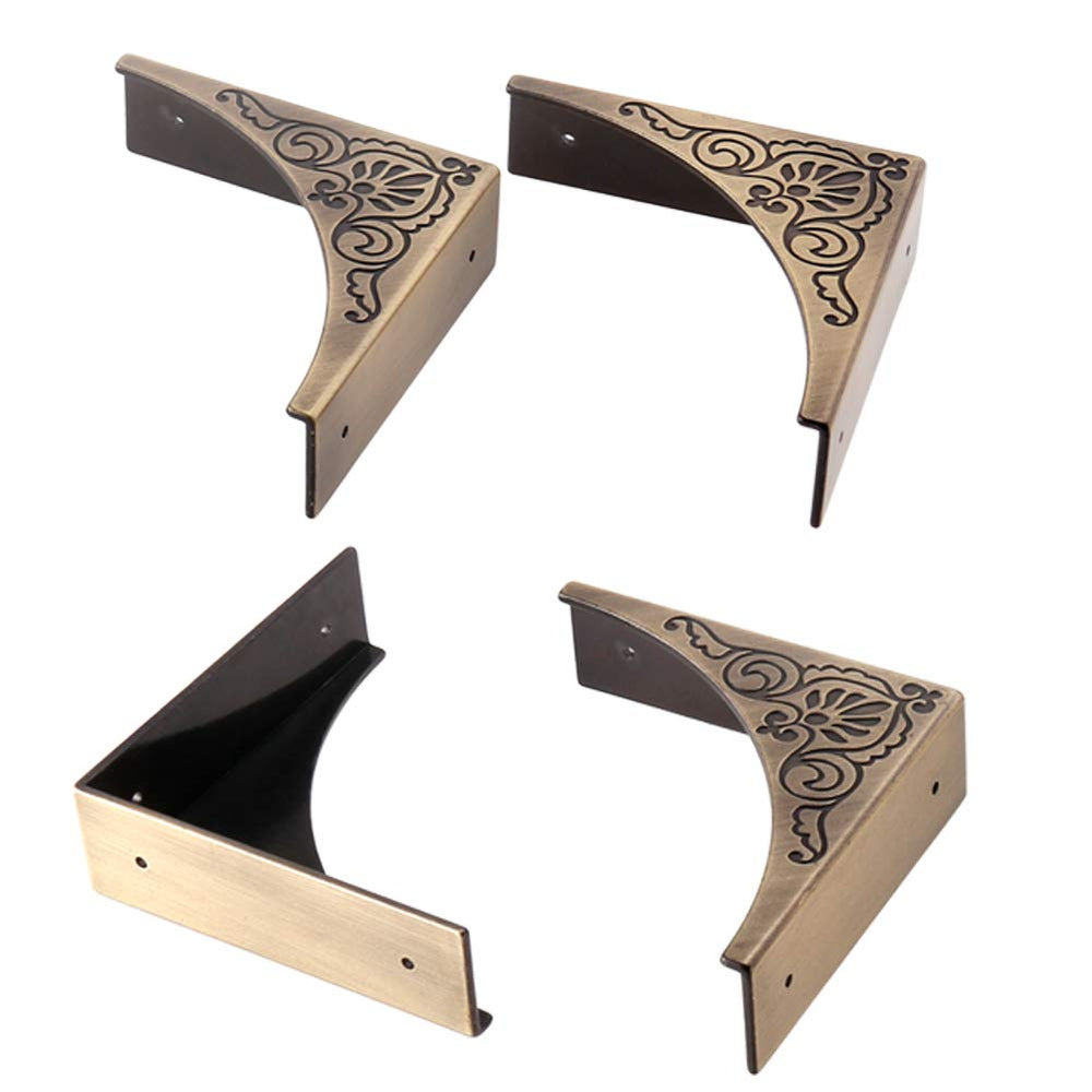 RFORPLY metal corner protector bronze edge guards furniture against dings and wear