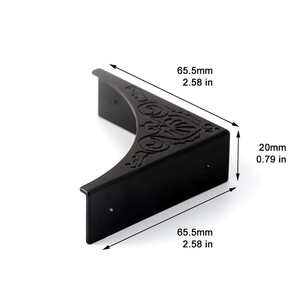 RFORPLY zinc alloy corner guard, durable, rust-resistant for cabinets and wood furniture.
