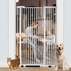 Rgqphantom 71-inch gate tall at stairs for pet safety