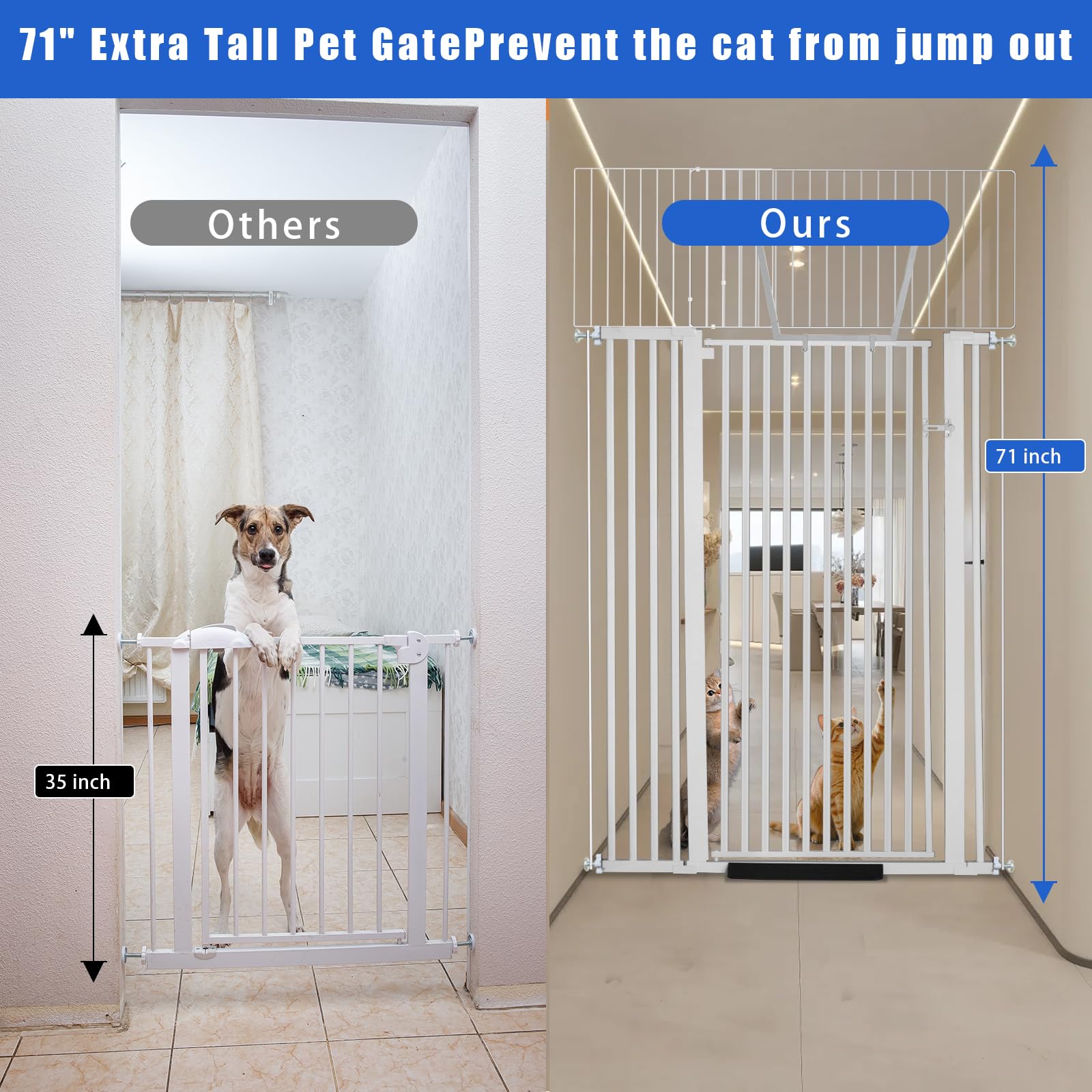 Rgqphantom gate side view highlights narrow 1.37-inch tubing deterring climbers.