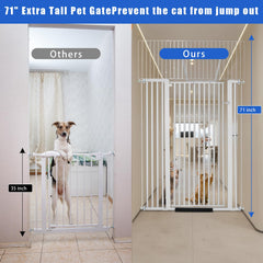 Rgqphantom gate side view highlights narrow 1.37-inch tubing deterring climbers.