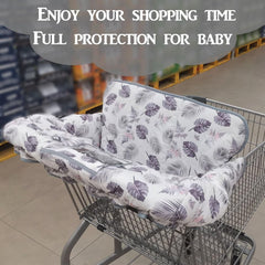 RHYDEER high chair cover shows soft padding for comfy meals.
