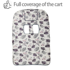 RHYDEER multi-use cart cover folds into a nap pillow for travel comfort.