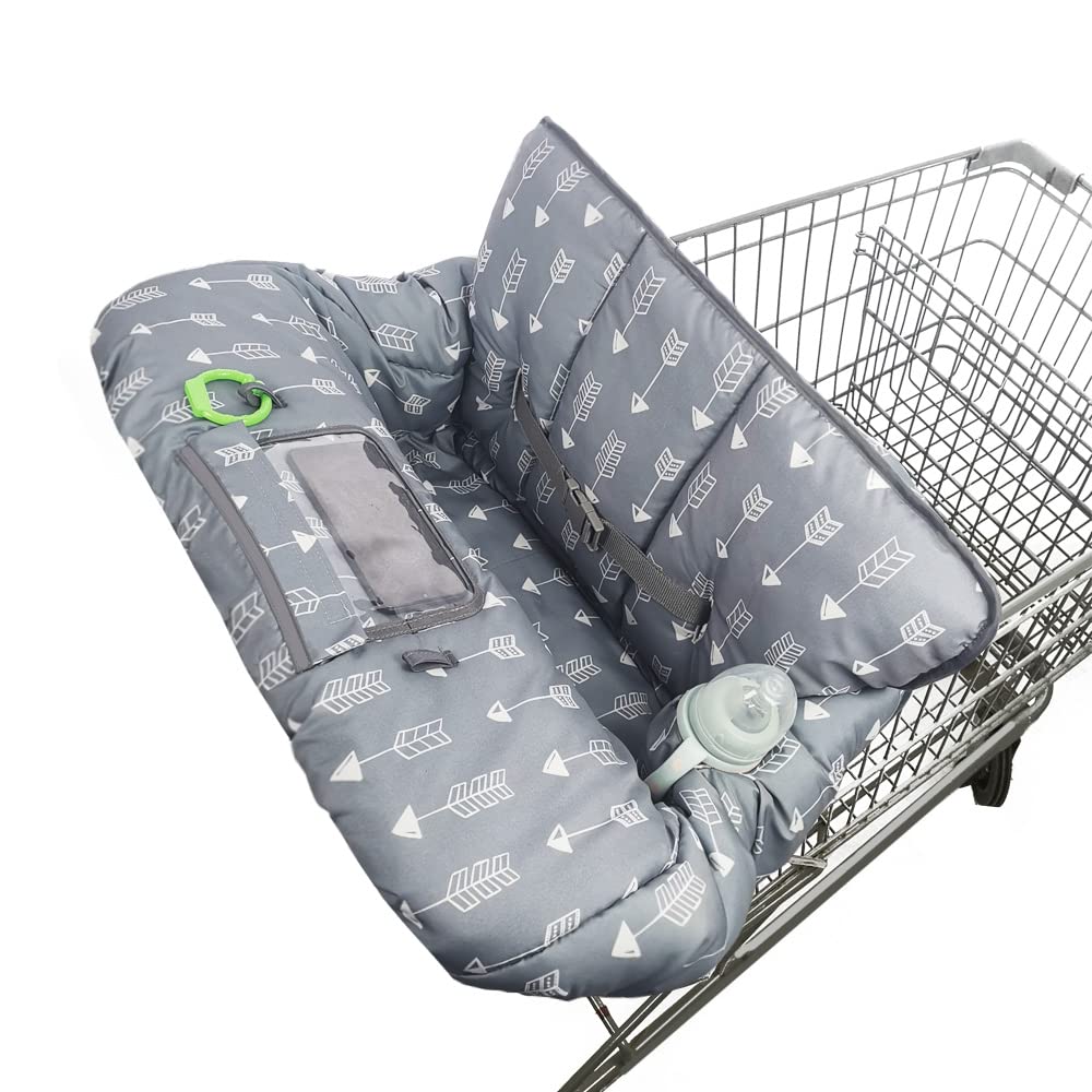 RHYDEER shopping cart cover with 360 protection around cart handles for safer shopping.
