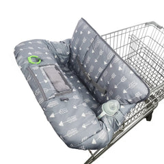 RHYDEER shopping cart cover with 360 protection around cart handles for safer shopping.