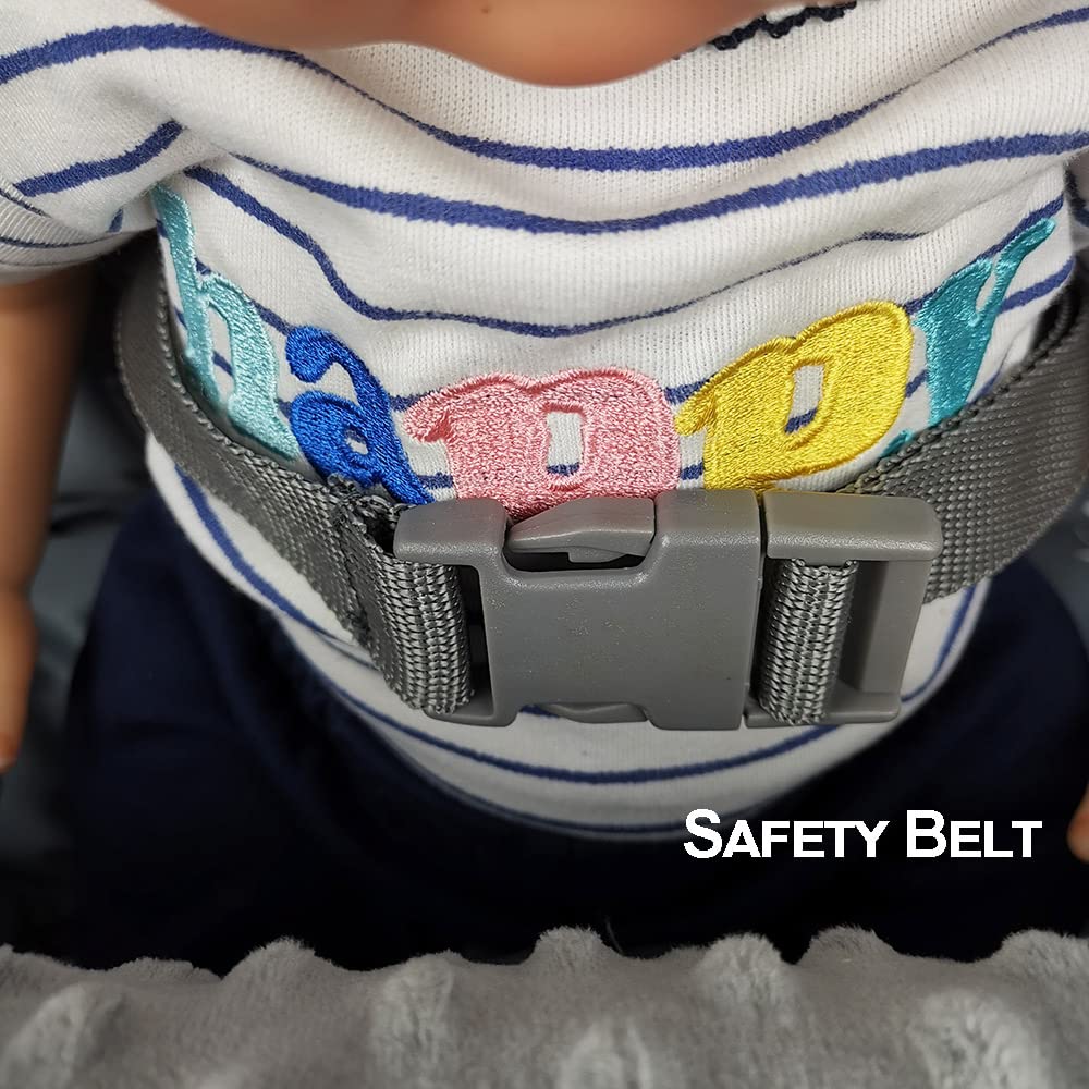 RHYDEER bottle strap and toy loops enable easy play during outings