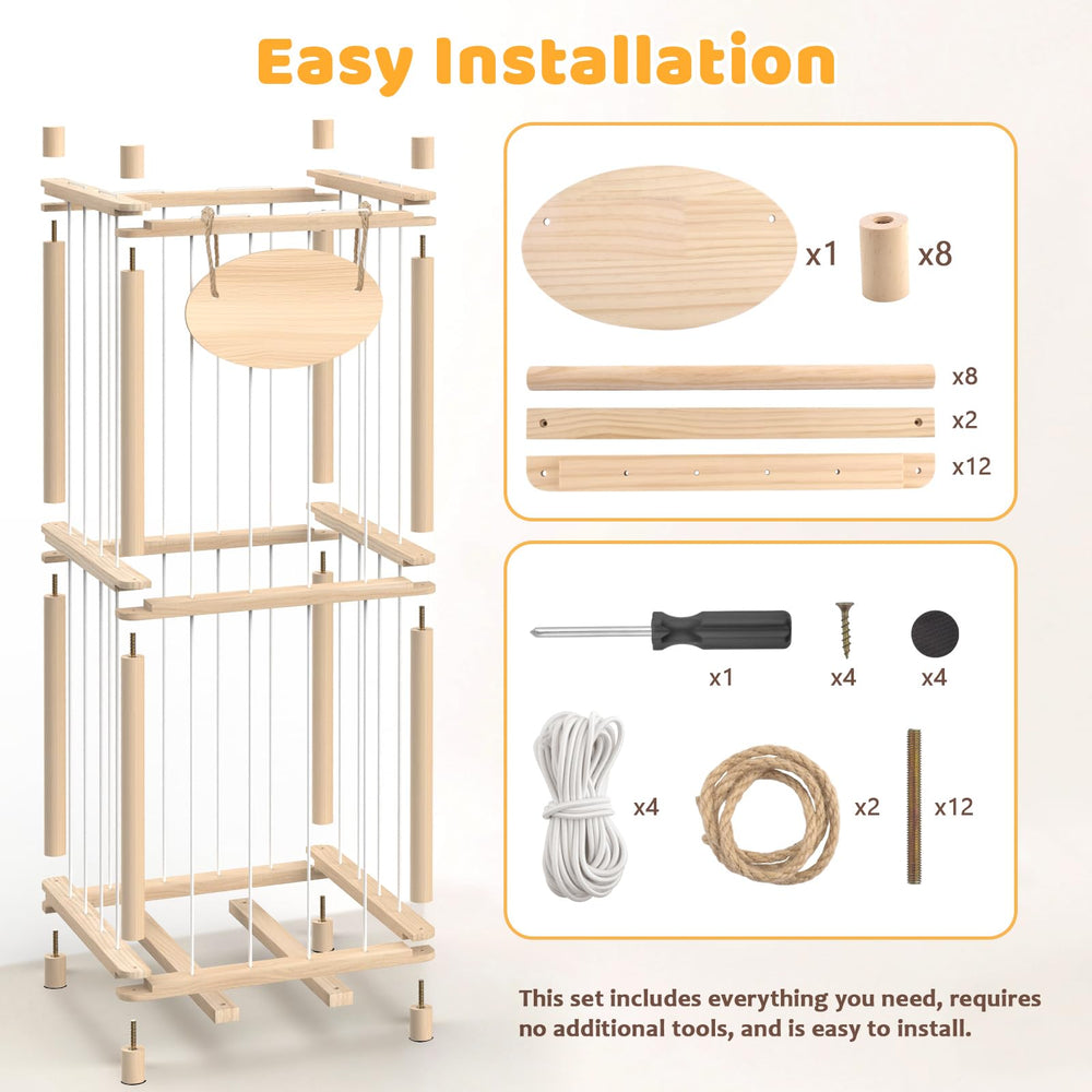 Rhyzoray easy-assembly kit included makes setup simple and quick.