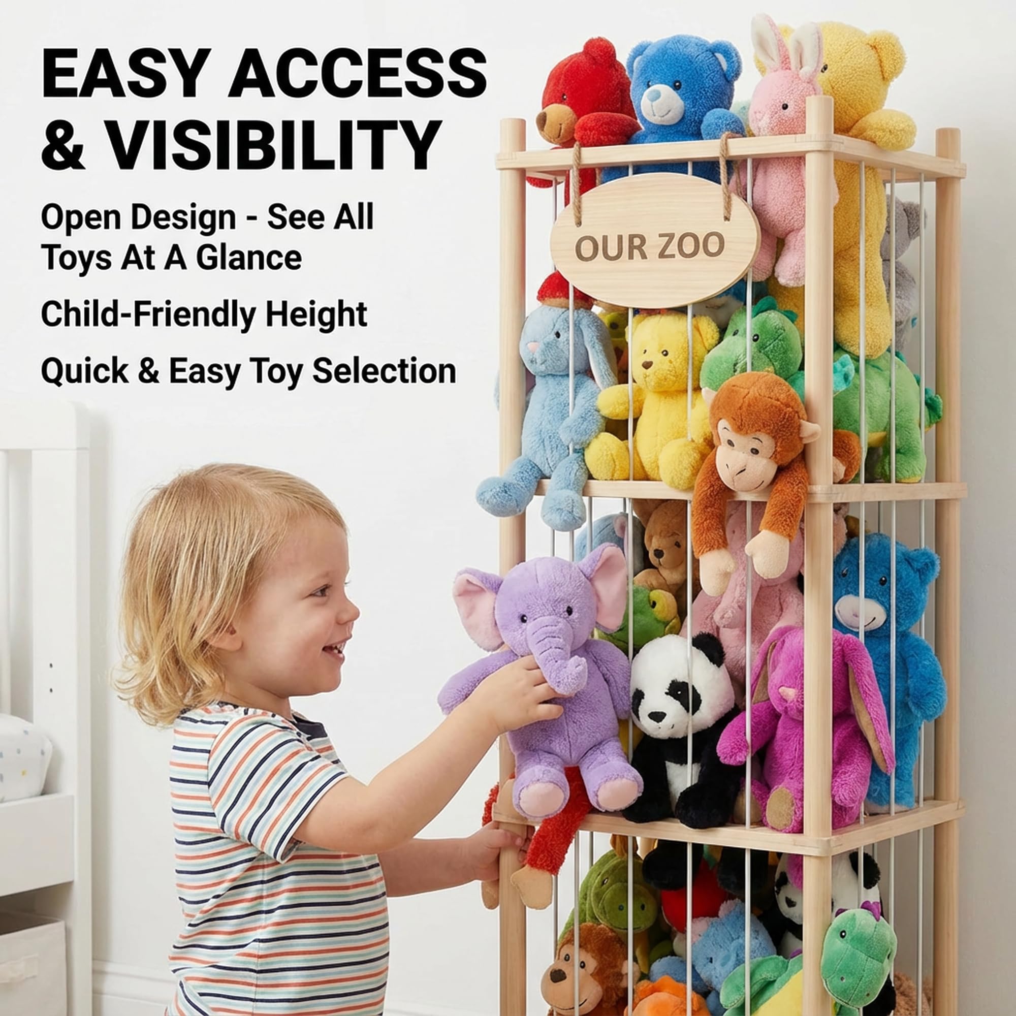 Rhyzoray safe non-toxic paint and rounded edges protect kids during play