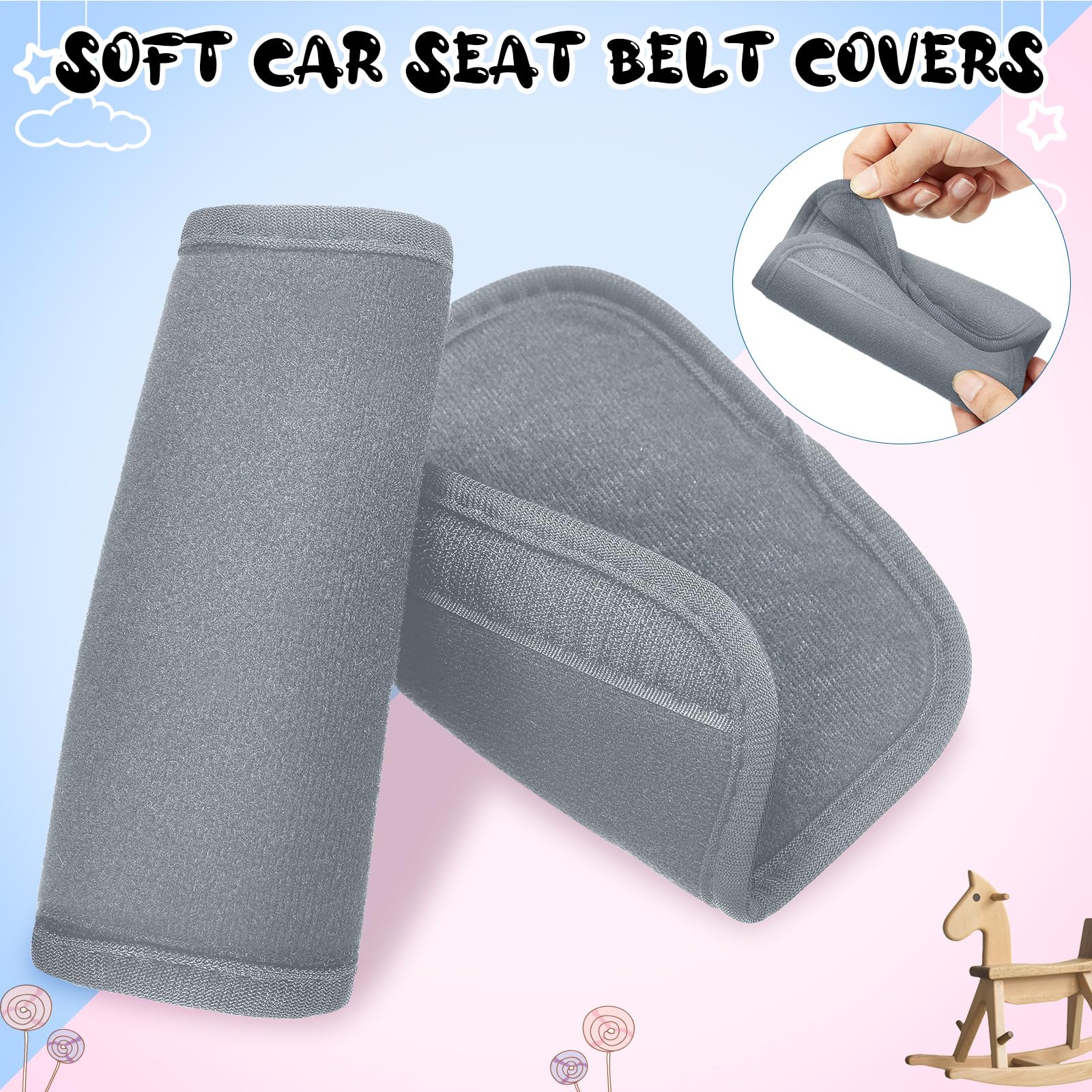 Riakrum adjustable strap covers width adjustment to fit standard belts securely.