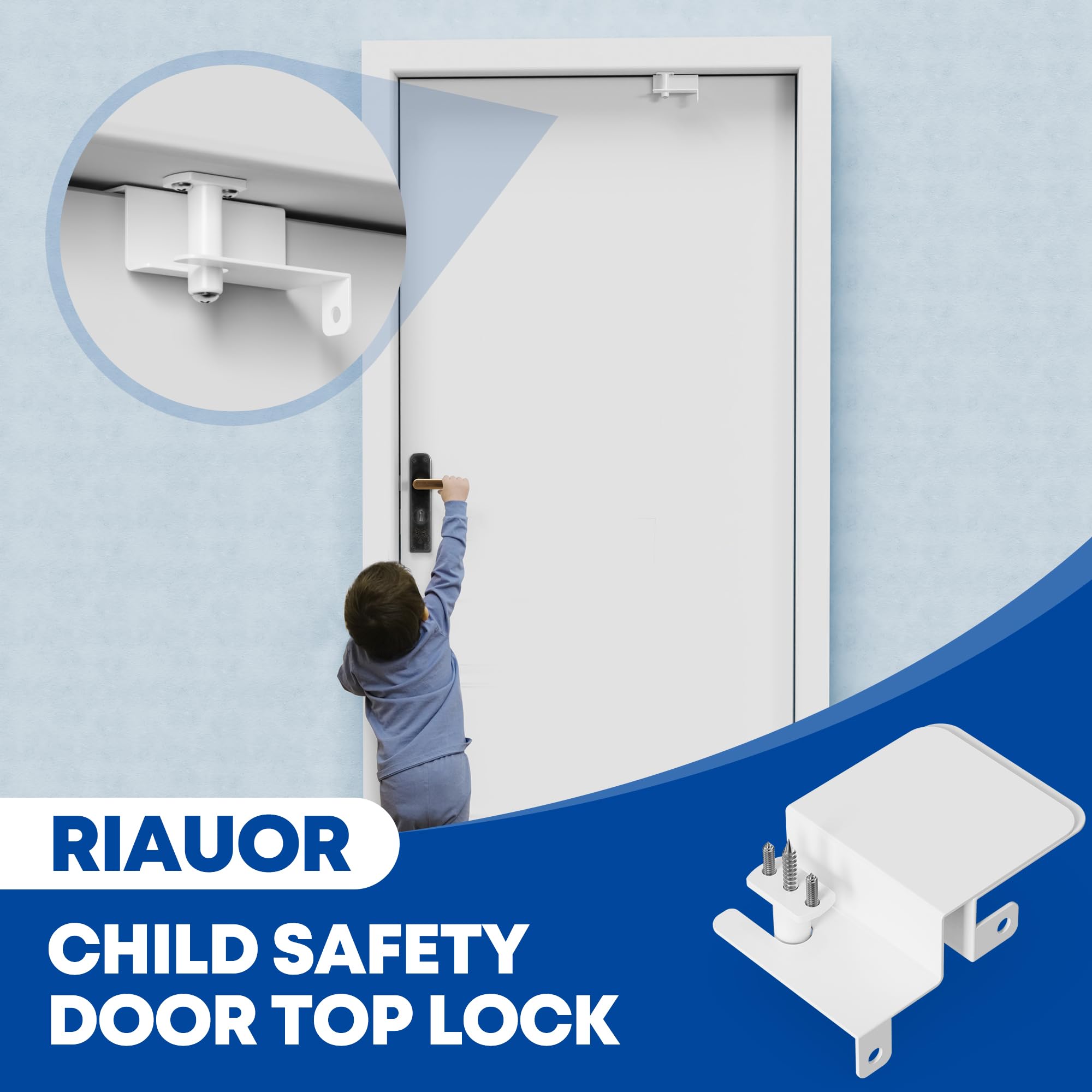 RIAUOR side view illustrates dual side operation for easy use.