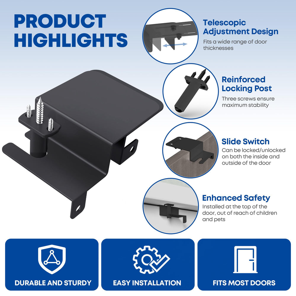 RIAUOR durable metal top lock provides sturdy protection beyond cheap plastics.