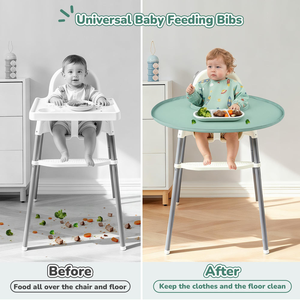 RICHER HOUSE high chair tray coverage protects chair surfaces