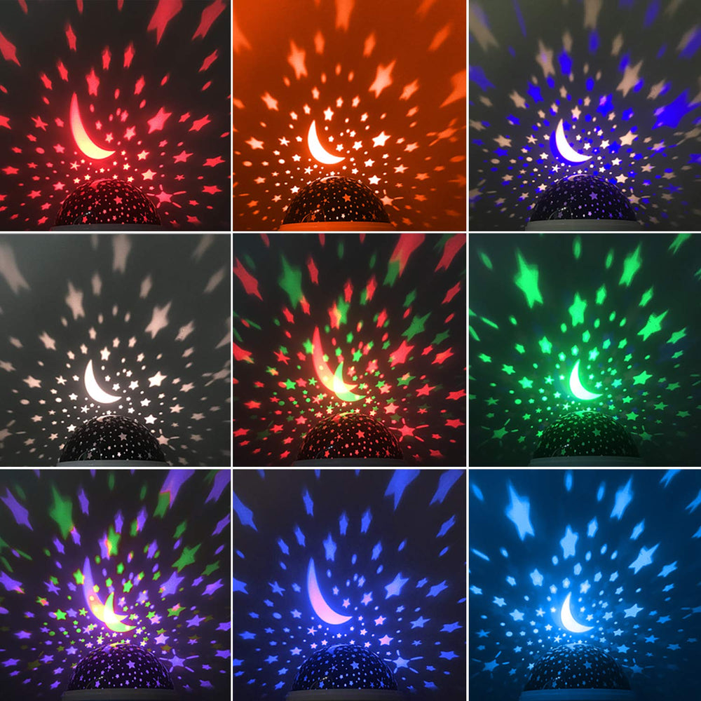 RICTLY star projector powered by USB for flexible placement during bedtime or play