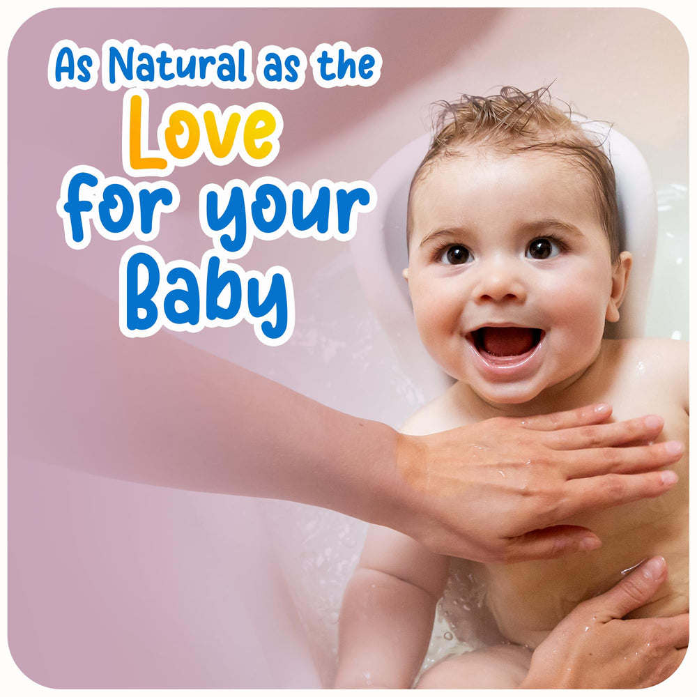 Ricitos de Oro kid-friendly bath scene with calm expression after washing