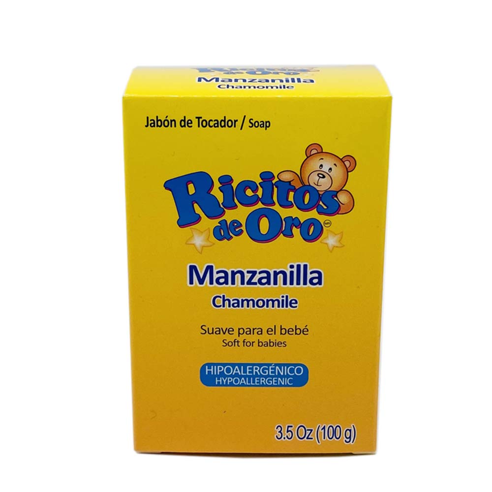 Ricitos de Oro Chamomile Soap bar 100g for gentle cleansing