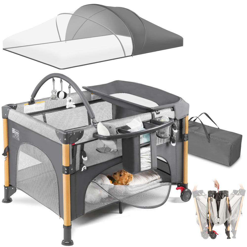 RICUTON baby bassinet with one-hand setup for quick sleep transitions.