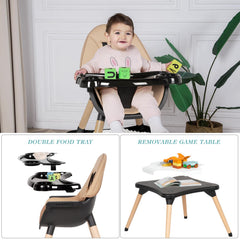 RICUTON beech wood legs emphasize durable stability for growing children