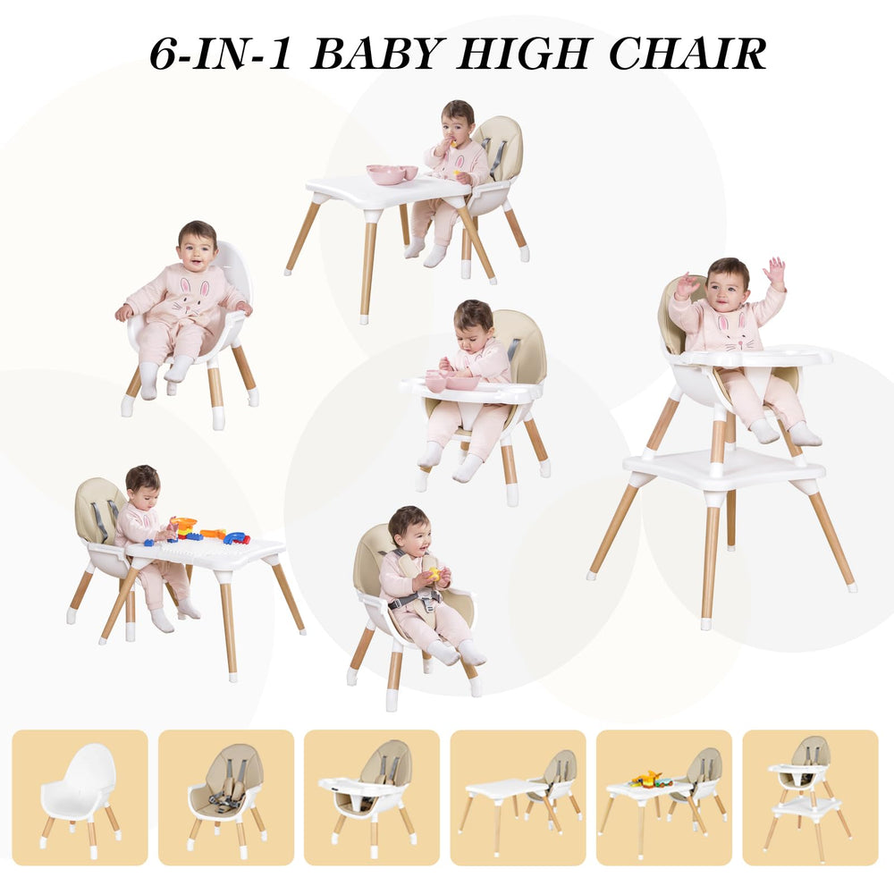 RICUTON highchair toddler setup showing multi-mode versatility at table