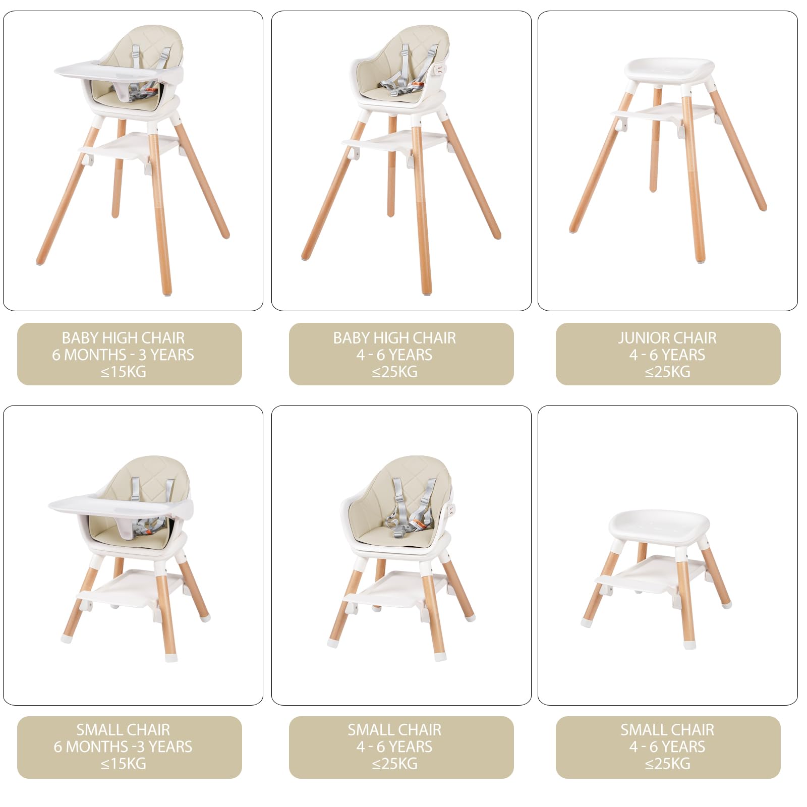 RICUTON toddler height-adjustable mode ready for comfortable toddler meals
