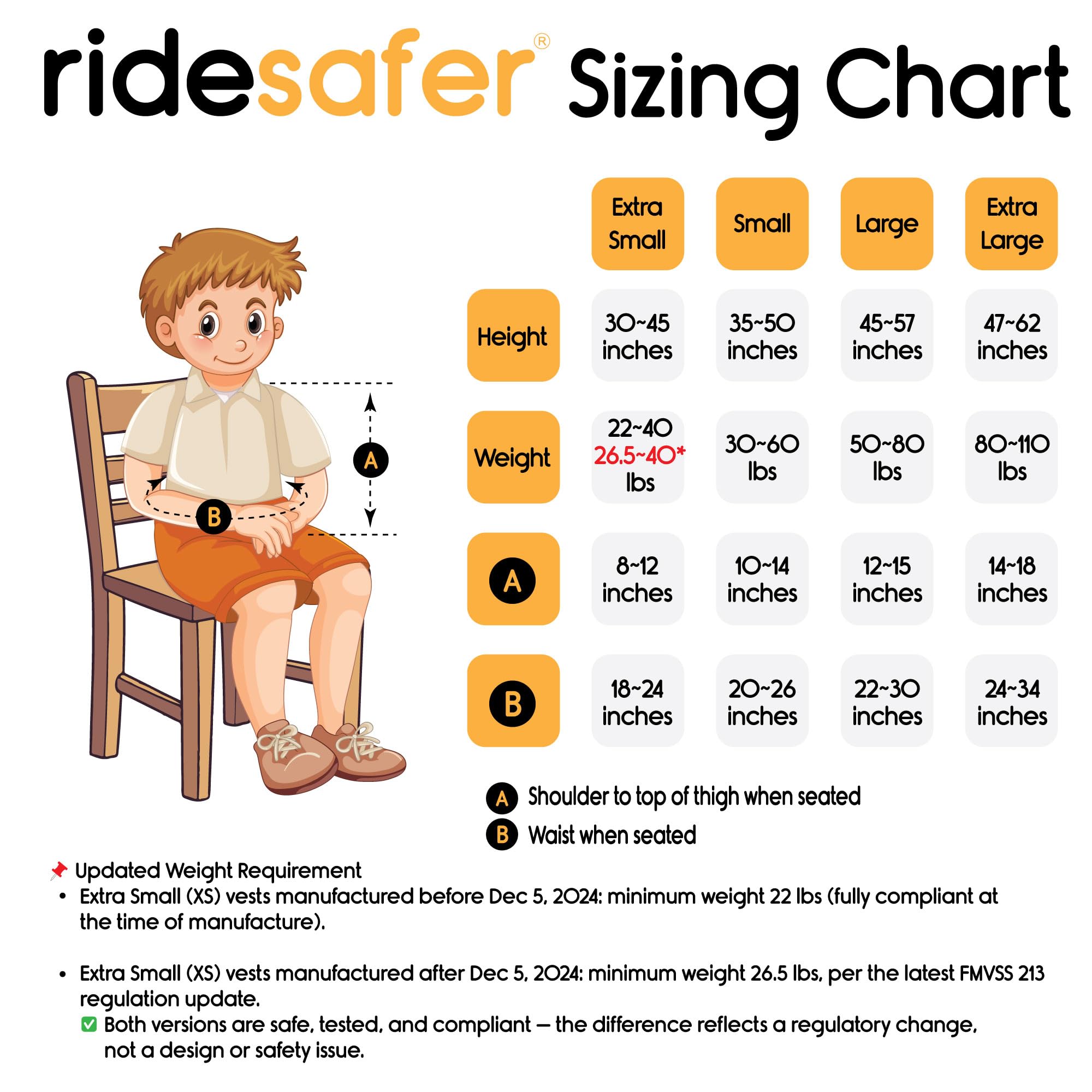 RideSafer belt-only option supports versatile vehicle belt configurations.
