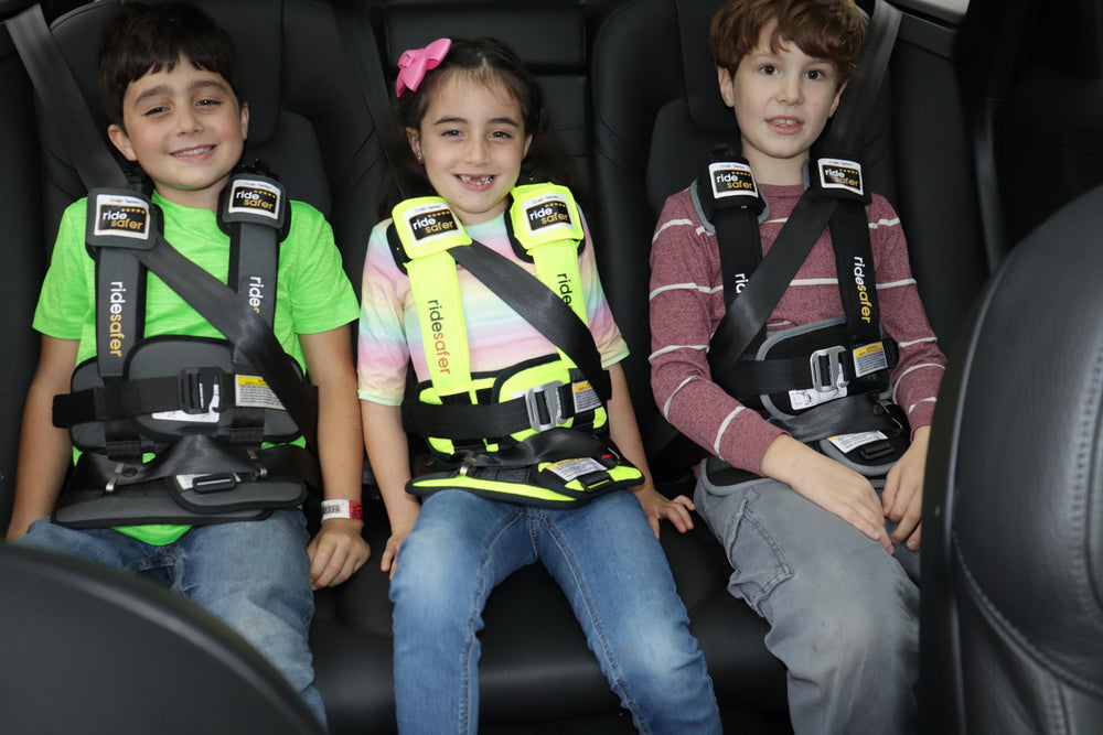 RideSafer tether option uses with or without top tether for flexibility.