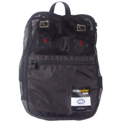RideSafer XS black vest packaged image emphasizes ultra-lightweight travel option.