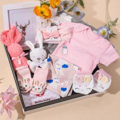 Rieltec bunny blanket 47x47, ultra-soft for cozy snuggles and stroller use
