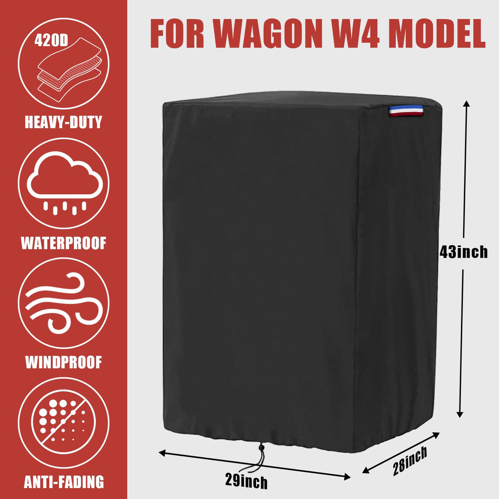 Rilime wagon cover drawstring windproof feature keeps cover in place during gusts