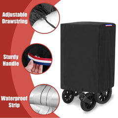 Rilime drawstring keeps the cover secure in wind.