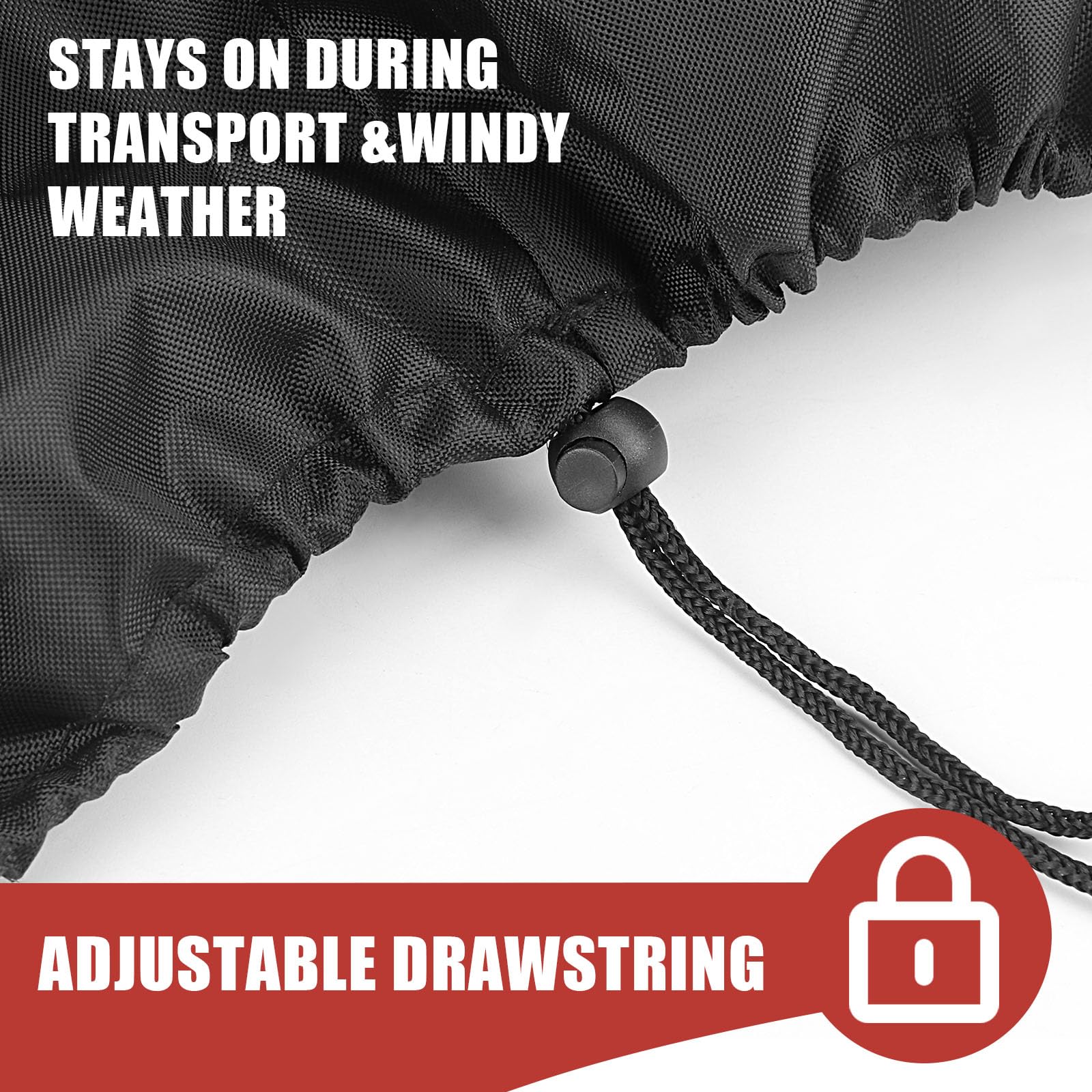 Rilime wagon cover is easy to clean with water rinse.