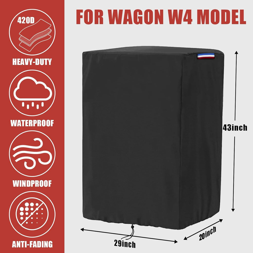 Rilime wagon cover waterproof 420D ensures rain protection and UV resistance.