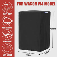 Rilime wagon cover waterproof 420D ensures rain protection and UV resistance.