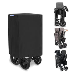 Rilime wagon cover on Wonderfold W2 Luxe shows snug fit and weather protection.